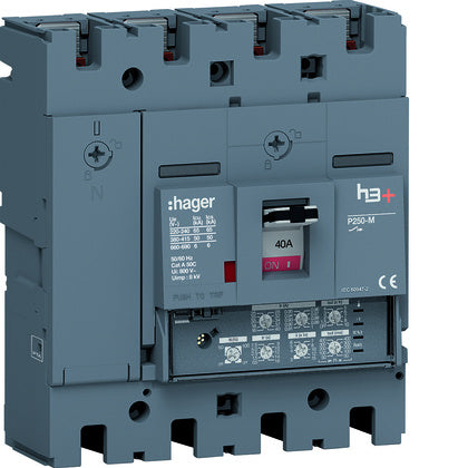 Effektbr h3+ LSI 40A 4P 50kA (Rexel)