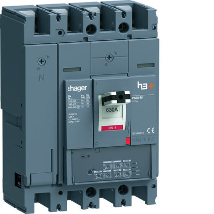 MCCB h3+ P630 LSI 4x630 (Rexel)