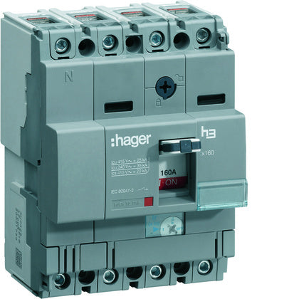 EFFEKTBRYT X160 4POL 40KA 160A HNA161H (Rexel)