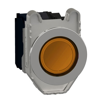 Lamptryckknapp orange inf 120V (Rexel)