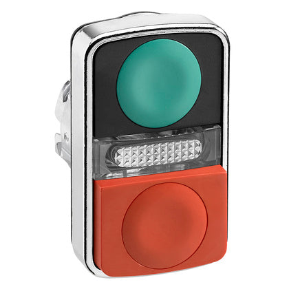 DUBBELTRYCKE MED LAMPA FÖR LED (Rexel)