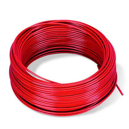Lina plastad röd Ø3,2mm 25,5m (Rexel)