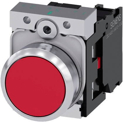 TRYCKKNAPP METALL RÖD 1NC (Rexel)