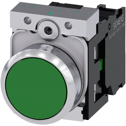 TRYCKKNAPP METALL GRÖN 1NO (Rexel)