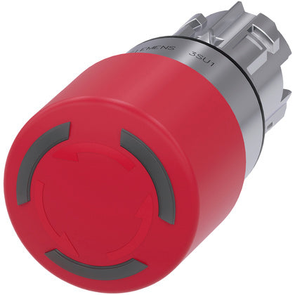NÖDSTOPPKNAPP 33.8MM RÖD VRID (Rexel)