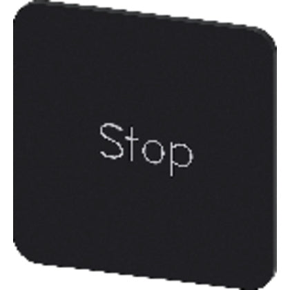 SKYLT INSKR: STOP 22X22MM (Rexel)