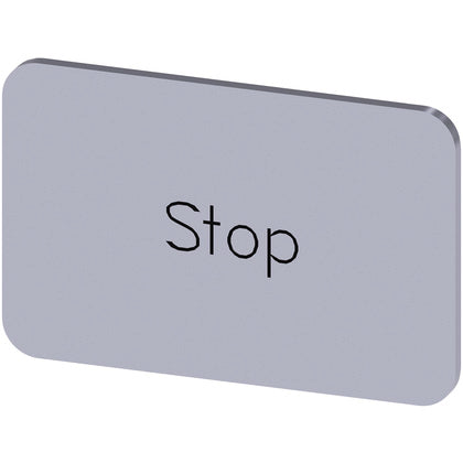 SKYLT INSKR: STOP 17.5X27MM (Rexel)