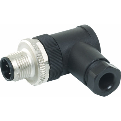 Kontaktdon M12 hane 90 gr (Rexel)