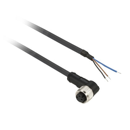 KONTAKT M8 VINKLAD 2M KABEL (Rexel)