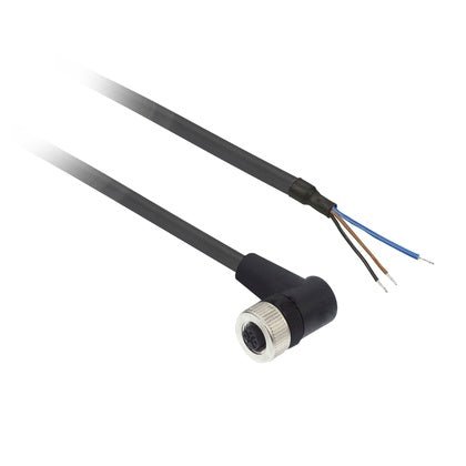 KONTAKT M12 VINKLAD 2M KABEL (Rexel)