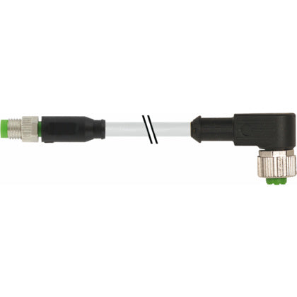 Kabl M8SM-M12AF 3P Grå 5m (Rexel)