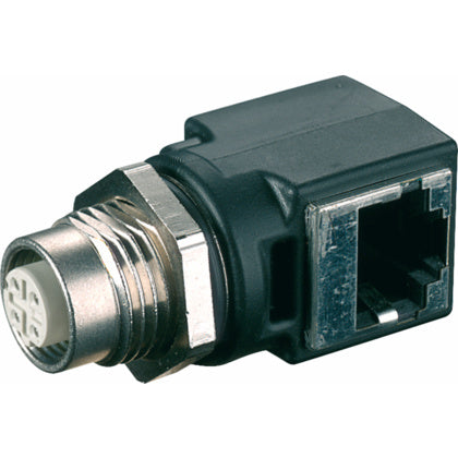 M12-RJ45-Ethernet-Adapter 90° (Rexel)