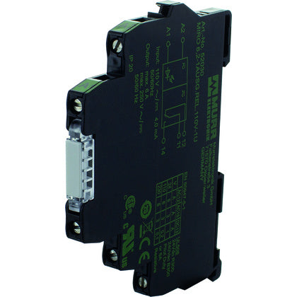 Relä in:110VAC/DC ut:250VAC 6A (Rexel)