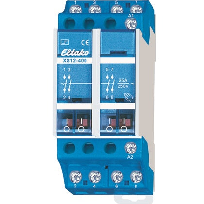 IMP RELÄ MEK 4NO 230V AC 25A XS12-400-230V AC (Rexel)