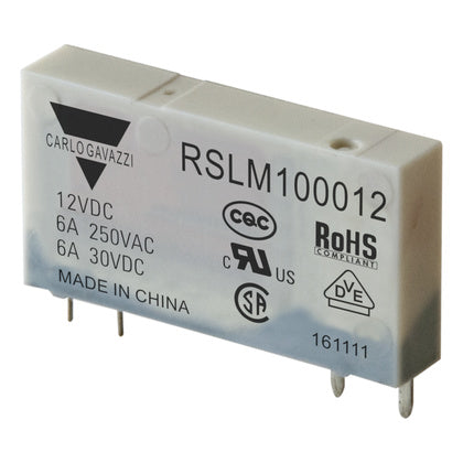 INDUSTRIRELÄ 1-P SPST 6A/12VDC (Rexel)