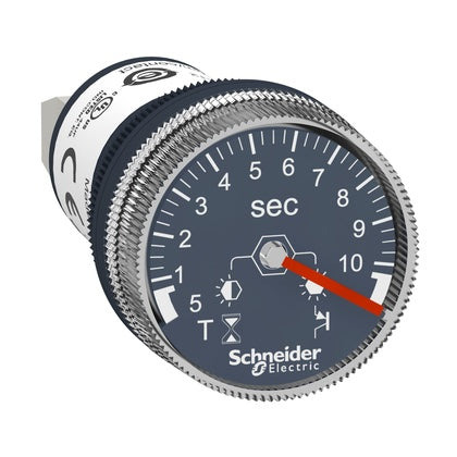 Tidrelä 22mm 0,5-10sek 24VDC (Rexel)