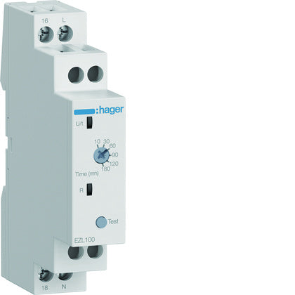 Tidrelä nödljustestare 230V AC (Rexel)