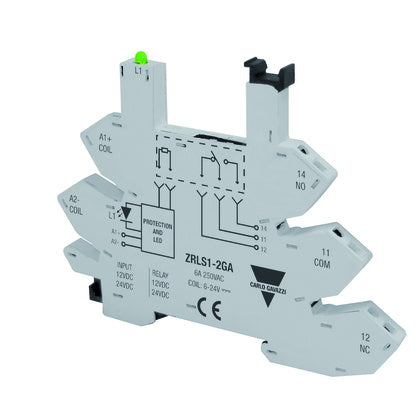 SOCKEL 220/240VAC-DC DIN FJÄD. (Rexel)