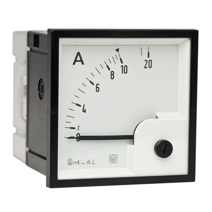 AMPEREMETER PAN RQ72E 10A 2XIN (Rexel)