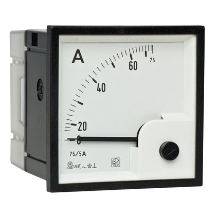AMPEREMETER PANEL RQ72E 75/5A (Rexel)