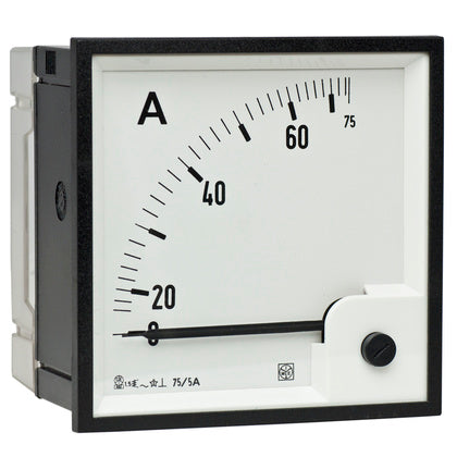 AMPEREMETER PANEL RQ96E 75/5A (Rexel)