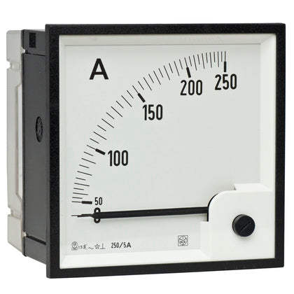 AMPEREMETER PANEL RQ96E 250/5A (Rexel)
