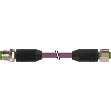 Kablage  rak M12 hon/ han 4m (Rexel)