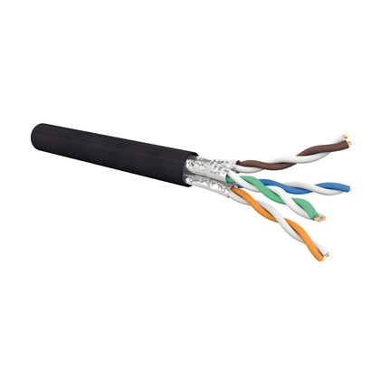KAT6A utomhus U/FTP svart (Rexel)