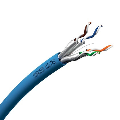 KAT 6A U/FTP 2X4P CCA BLÅ T500 (Rexel)