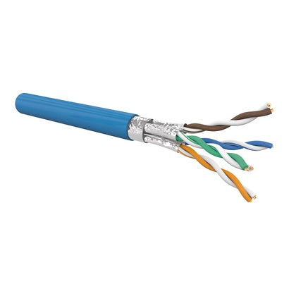Kabel kat 6A F/FTP blå HF T500 (Rexel)