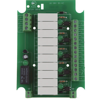 Säkringsplint 10-30VAC/DC 5 utgångar (Rexel)