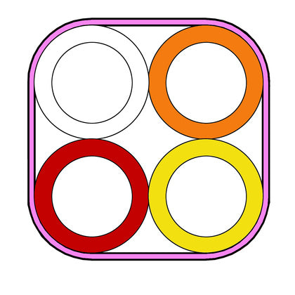 TUB DBB 4x14/10mm  ROSA (Rexel)