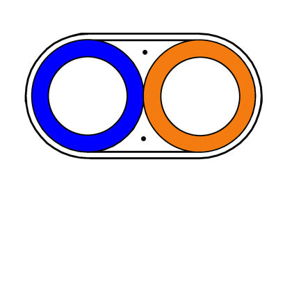 TUB DBB 2x16/12mm  VIT (Rexel)