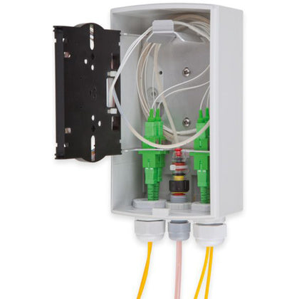 ORM8 VÄGGBOX 4SCD IP54 GRÅ (Rexel)