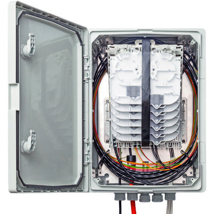 Fiberbox IP65 för144 skarvar (Rexel)