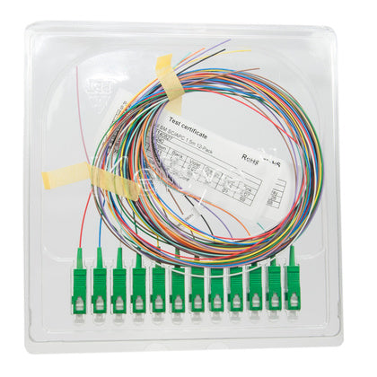 Pigtail SM SC/APC 1.5m 12-Pack (Rexel)