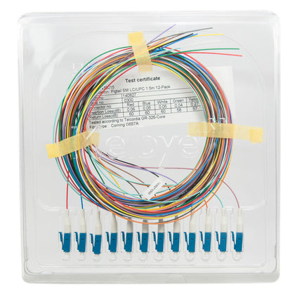 Pigtail SM LC/UPC 1.5m 12-Pack (Rexel)