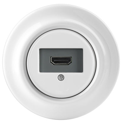 HDMI-UTTAG DECENTO VIT PORS (Rexel)