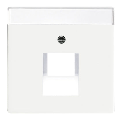 Centrumpl f 1xRJ45 Matt Vit (Rexel)