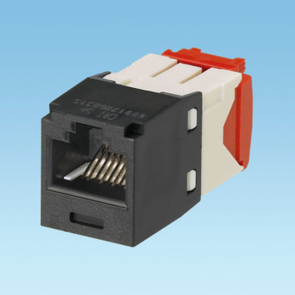 Modularjack Kat6A UTP svart (Rexel)