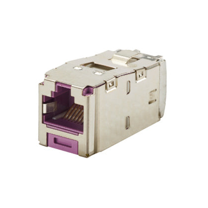Modularjack Kat6A STP violet (Rexel)