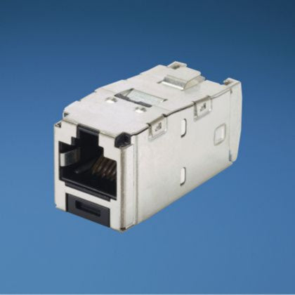 Modularjack Kat6A STP svart (Rexel)