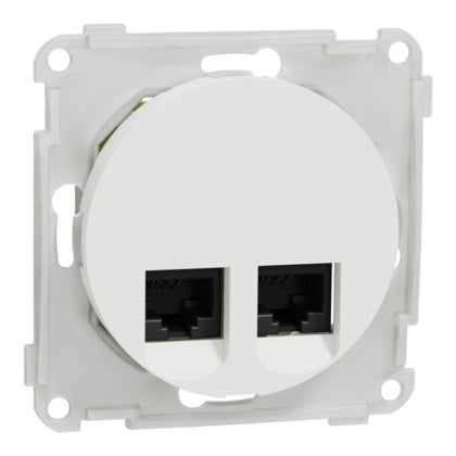 Datauttag 2x8 kat 6 UTP renvit (Rexel)