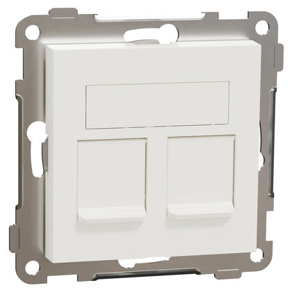 Mod uttag 2x8 C6 UTP rak FV (Rexel)