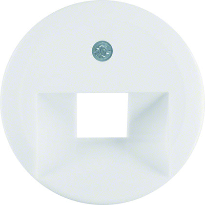 Centrumbricka 1xRJ45 1930 Vit (Rexel)