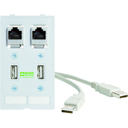 UTTAG 2XUSB 2XRJ45 (Rexel)