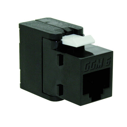 Modularjack KAT6 UTP VL svart (Rexel)