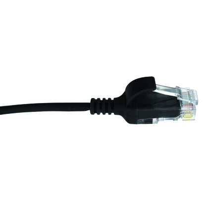 Patch SLIM kat6 UTP 0,5m svart (Rexel)