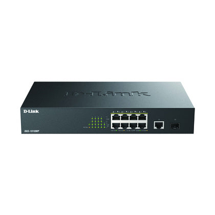 Switch 10-portars Gigabit PoE (Rexel)