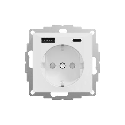 Ladduttag USB A+C 3A Schuco RV (Rexel)